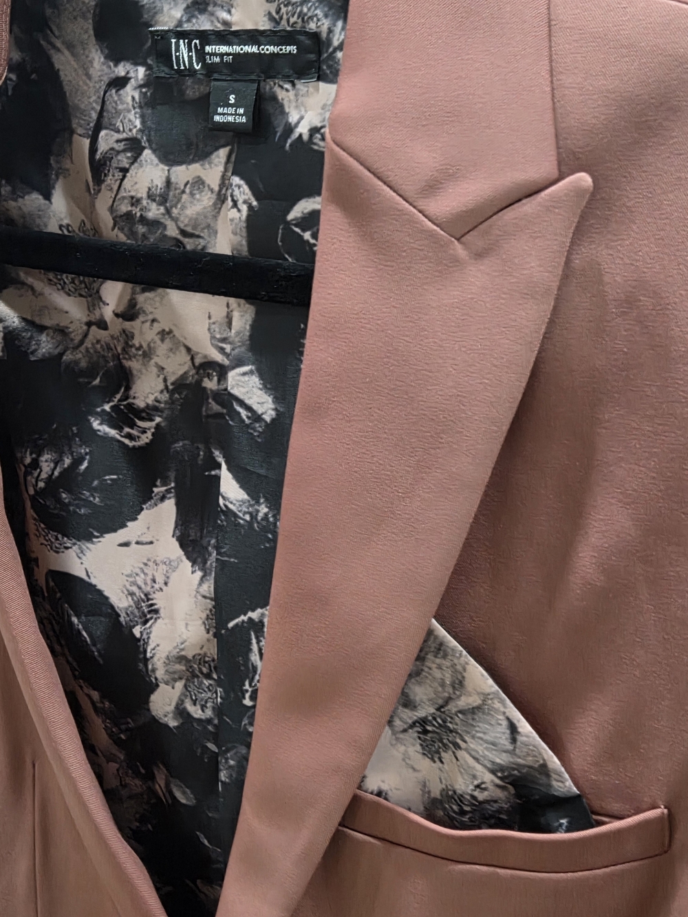 INC International Concepts Men's Dusty Rose Blazer - Picture 3 of 11